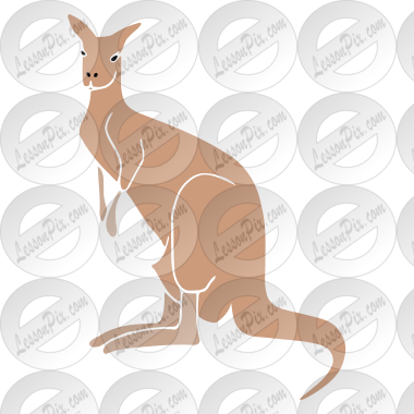 Kangaroo Stencil