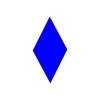 Blue Rhombus Picture