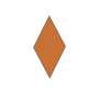 Brown Rhombus