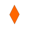 Orange Rhombus Picture