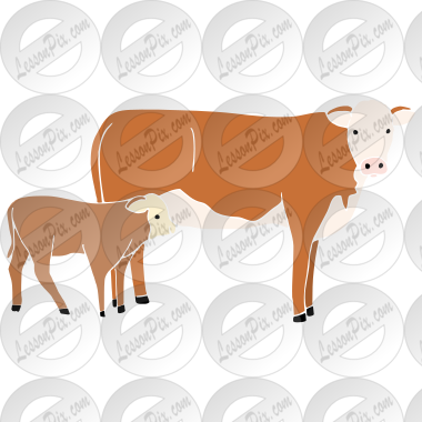 Cows Stencil