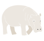 Hippopotamus Stencil