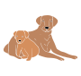 Dogs  Stencil