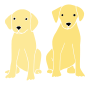 Puppies Stencil
