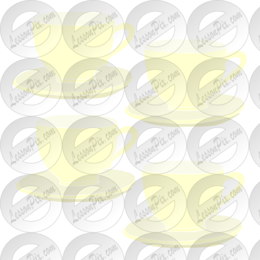 Cups Stencil