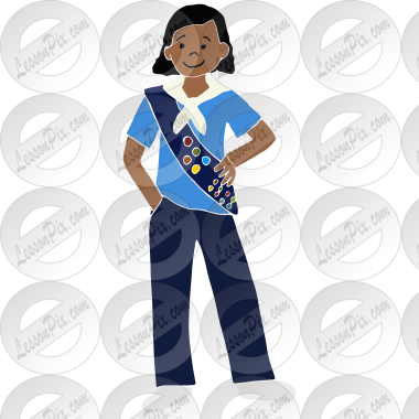 Canadian Girl Guide  Stencil
