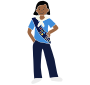 Canadian Girl Guide  Stencil