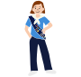 Canadian Girl Guide  Stencil