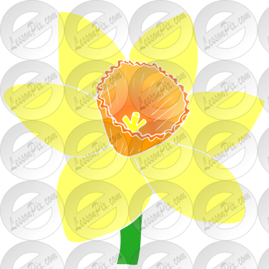 Daffodil Stencil