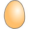 An+orange+egg. Picture