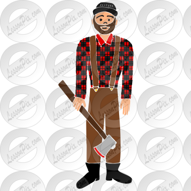 Lumberjack Stencil