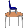 Chair on table Picture