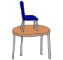Chair on table Picture