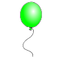 Green Balloon Picture