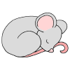 Sleeping Mouse Picture