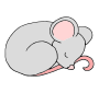 Sleeping Mouse Picture