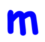 m