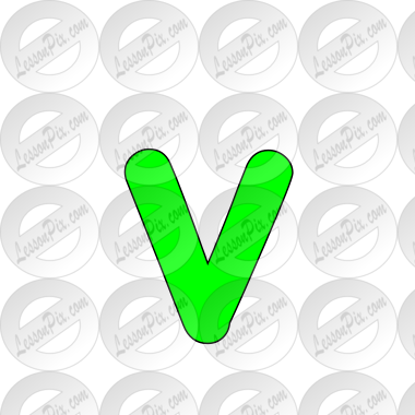 v