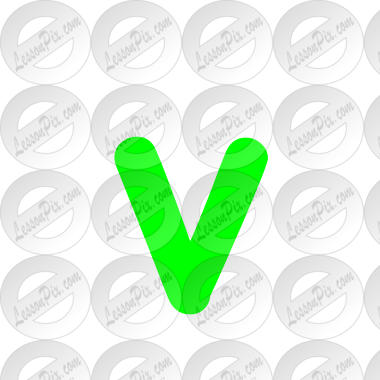 v