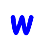 w