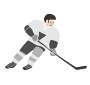 Hockey Player Stencil