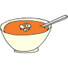 I+use+a+spoon+to+scoop+and+eat+soup. Picture