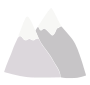 Mountains Stencil