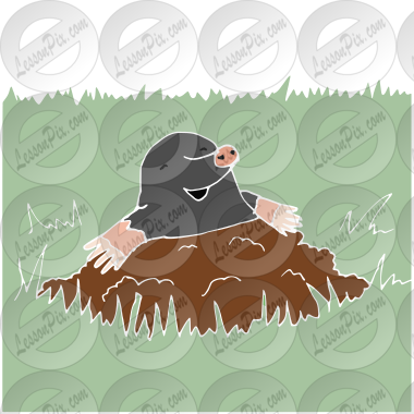 Molehill Stencil