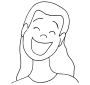 Laugh  Outline