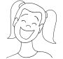 Laugh  Outline
