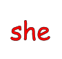 she
