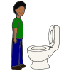 Stand at Toilet