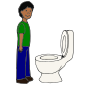 Stand at Toilet
