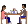 Eat at the table