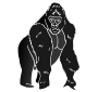 Gorilla Stencil