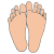 feet