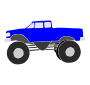 Monster Truck Stencil