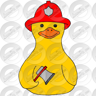 Firefighter Rubber Duck Picture
