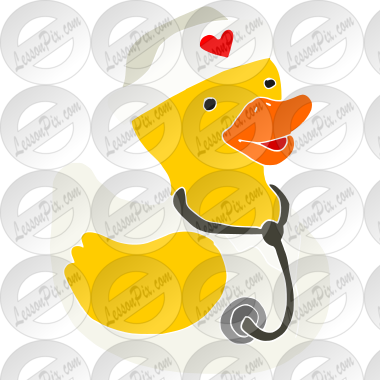 Nurse Rubber Duck Stencil