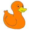 Orange Duck Picture