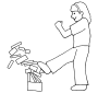 Kick Over  Outline