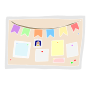 Bulletin Board  Stencil