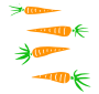 Carrots Stencil