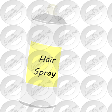 Hair Spray Stencil