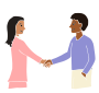 Handshake  Stencil