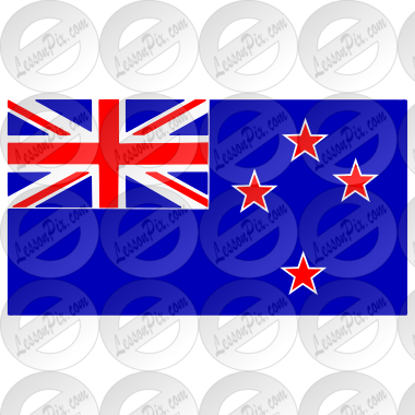New Zealand Flag Stencil