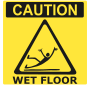 Wet Floor Stencil