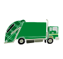 Garbage Truck Stencil