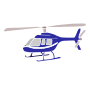 Helicopter Stencil