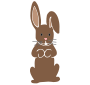 Chocolate Bunny Stencil